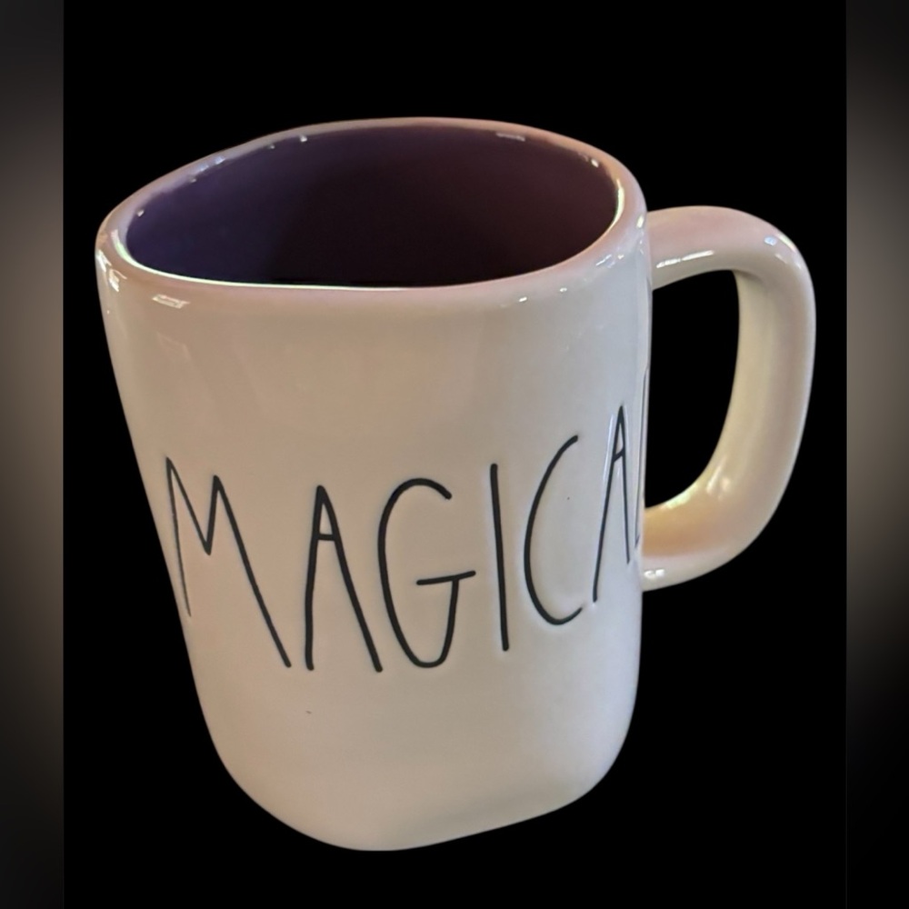 ⭐️RAE DUNN | 'MAGICAL’ 16 ounce Ceramic Mug Purple Lining⭐️ NWOT